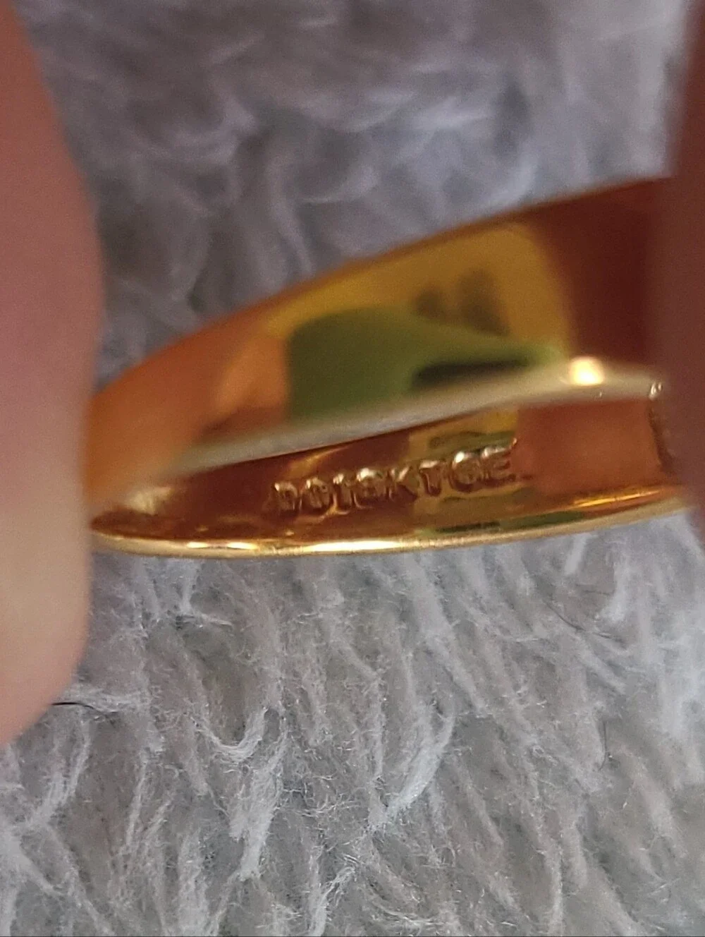 Gold and Silver Two-Tone Solitaire Ring with Clear CZ Gem